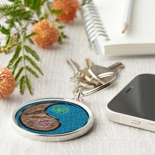 Maagd & Water Haan Sleutelhanger (Zijkant)