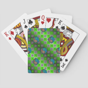 Maagd & Water Konijn Pokerkaarten