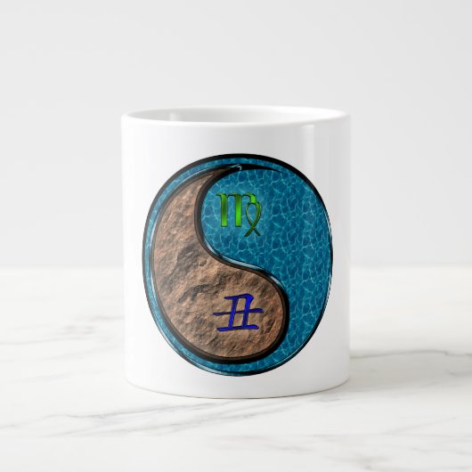 Maagd & Water Os Grote Koffiekop (Voorkant)
