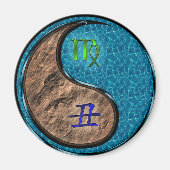 Maagd & Water Os Magneet (Voorkant)