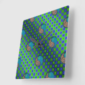 Maagd & Water Os Wandklok (Hoek)