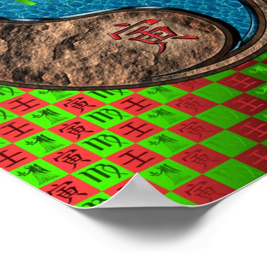 Maagd & Water Tijger Poster (Hoek)