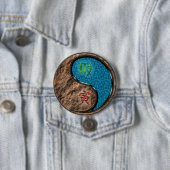 Maagd & Water Tijger Ronde Button 7,6 Cm (In situ)