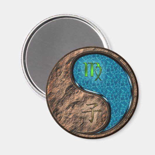 Maagd & Waterrat Magneet (Voorkant / Achterkant)