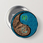 Maagd & Waterslang Ronde Button 7,6 Cm (Voorkant /achterkant)