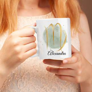 Maagd Waterverf Zodiac Design Koffie Koffiemok