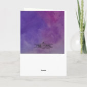 Maagd - Weegschaal Cusp Wenskaart Kaart (Achterkant)