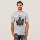 Maagd Wolf Zodiac Herenoverhemd T-shirt (Voorkant volledig)