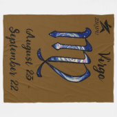 Maagd Worpdeken Fleece Deken (Voorkant (Horizontaal))