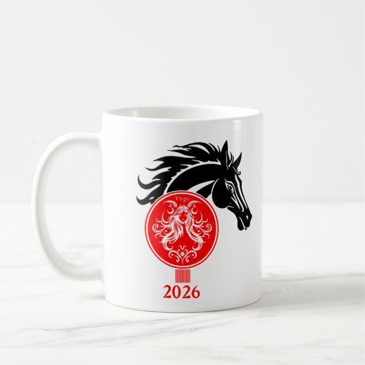 Maagd x Jaar van het Paard 2026 Koffiemok (Links)