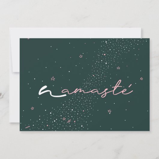 Maagd Yoga Meisje Verjaardag Kaart (Achterkant)