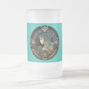 Maagd Zodiac Aanpasbaar Matglas Bierpul