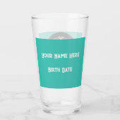 Maagd Zodiac Aanpasbare Bier Glas (Achterkant)