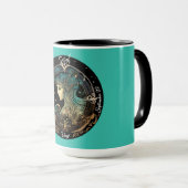 Maagd Zodiac Aanpasbare Koffie Mok (Voorkant rechts)