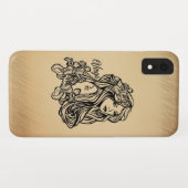 Maagd Zodiac Antieke Uiterlijk Case-Mate iPhone Case (Achterkant (horizontaal))