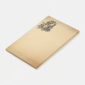Maagd Zodiac Antieke Uiterlijk Post-it® Notes (Schuin)