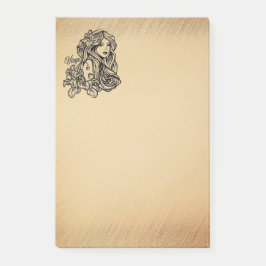 Maagd Zodiac Antieke Uiterlijk Post-it® Notes