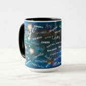 Maagd Zodiac Astrologie Traits Constellation Text Mok (Voorkant links)