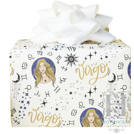 Maagd Zodiac-cadeauverpakkings papier