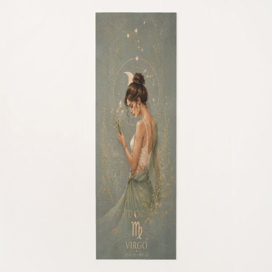 Maagd Zodiac Celestiale Yogamat (Voorkant)