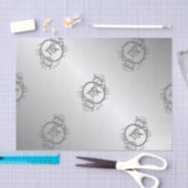 Maagd Zodiac Design Zilver Tissuepapier (Craft)