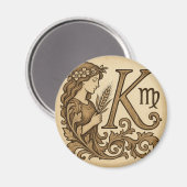 maagd Zodiac  (K) Magneet (Voorkant / Achterkant)