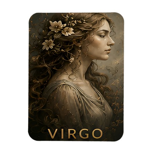 Maagd Zodiac Maagd Hemelse Astrologie Symbool Magneet (Verticaal)