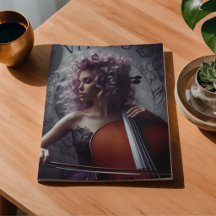 Maagd Zodiac Musicus Cello Decoupage 