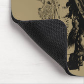 Maagd Zodiac Sterrenbeeld Hevelius 1690 Muismat (Hoek)