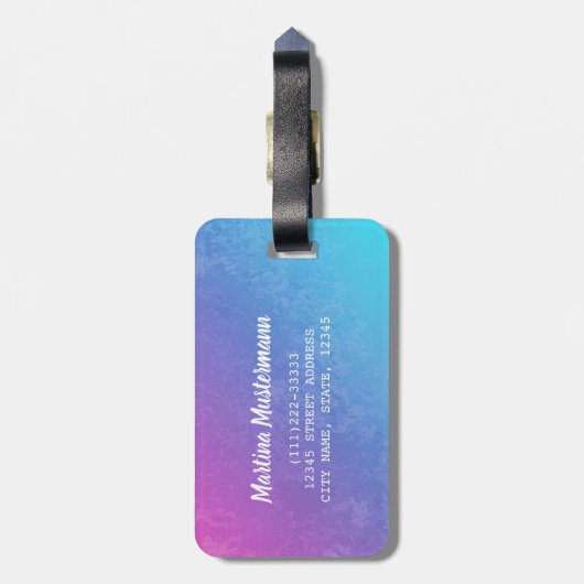 Maagd Zodiac Sterrenteken Horoscoop Constellatie Bagagelabel (Achterkant verticaal)