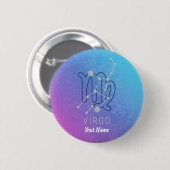 Maagd Zodiac Sterrenteken Horoscoop Constellatie Ronde Button 5,7 Cm (Voorkant /achterkant)
