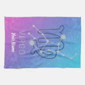 Maagd Zodiac Sterrenteken Horoscoop Constellatie Theedoek (Horizontaal)