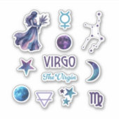 Maagd Zodiac Sticker Collectie (Voorkant)