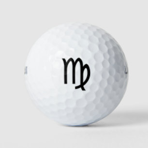 Maagd Zodiac Symbool Standaard door Kenneth Yoncic Golfballen