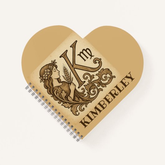 maagd Zodiac tas (K) Notitieboek (Voorkant)