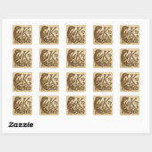 maagd Zodiac tas (K) Vierkante Sticker (Vel)