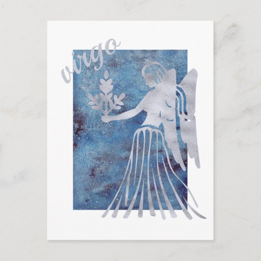 Maagd Zodiac Teken Ansichtkaart Briefkaart (Voorkant)