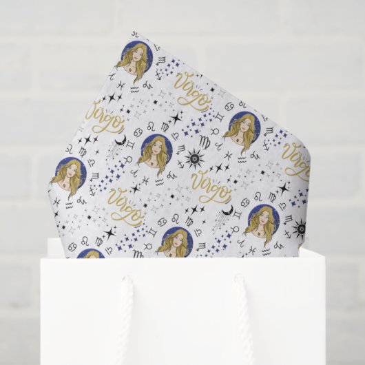 Maagd Zodiac Vloeipapier Tissuepapier (Cadeauzakje)