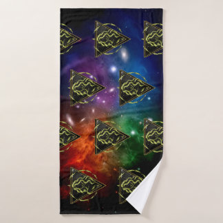 Maagd Zodiach Badges Astrologie badlinnen Bad Handdoek