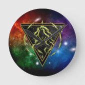 Maagd Zodiach Cadeau Astrologie Ronde Klok (Voorkant)