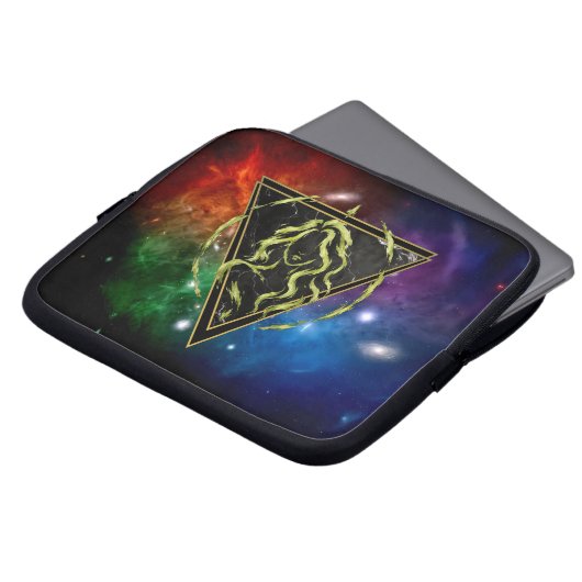 Maagd Zodiach Geschenk Astrologie Laptop Sleeve (Voorkant top)