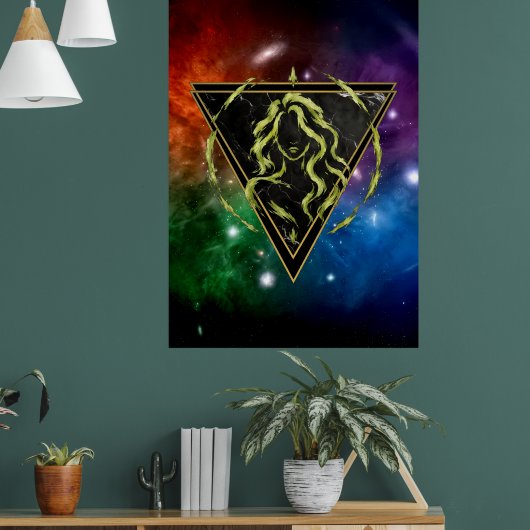 Maagd Zodiach Geschenk Astrologie Poster (Woonkamer 1)