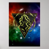Maagd Zodiach Geschenk Astrologie Poster (Voorkant)