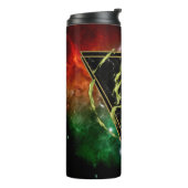 Maagd Zodiach Geschenk Astrologie Thermosbeker (Gedraaid links)