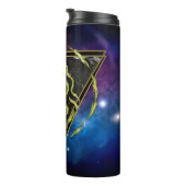 Maagd Zodiach Geschenk Astrologie Thermosbeker (Geroteerd rechts)