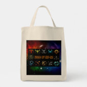 Maagd Zodiach Geschenk Astrologie Tote Bag (Achterkant)