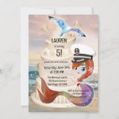 Maagdagavond Nautisch Kind Kaart (Voorkant)