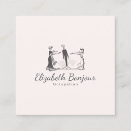 MaagdapAPIER/GROOTTE/VORM - Vierkante Visitekaartje