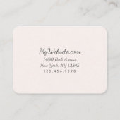 MaagdapAPIER/GROOTTE/VORM - Visitekaartje (Achterkant)