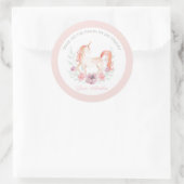 Maagdarmbloem Ronde Sticker (Tas)